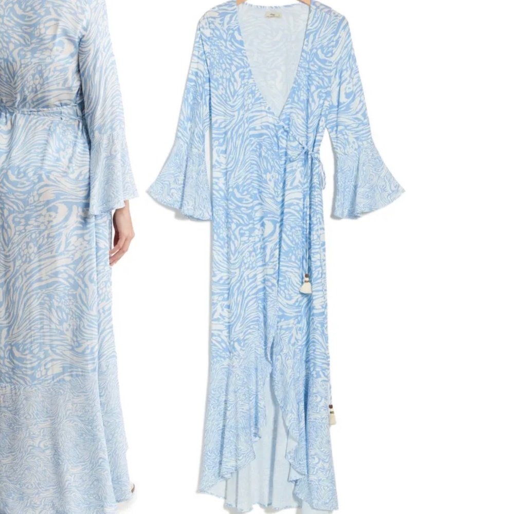Maaji Iris Wild Lotus Cover-Up Dress in Tie Die Size Medium